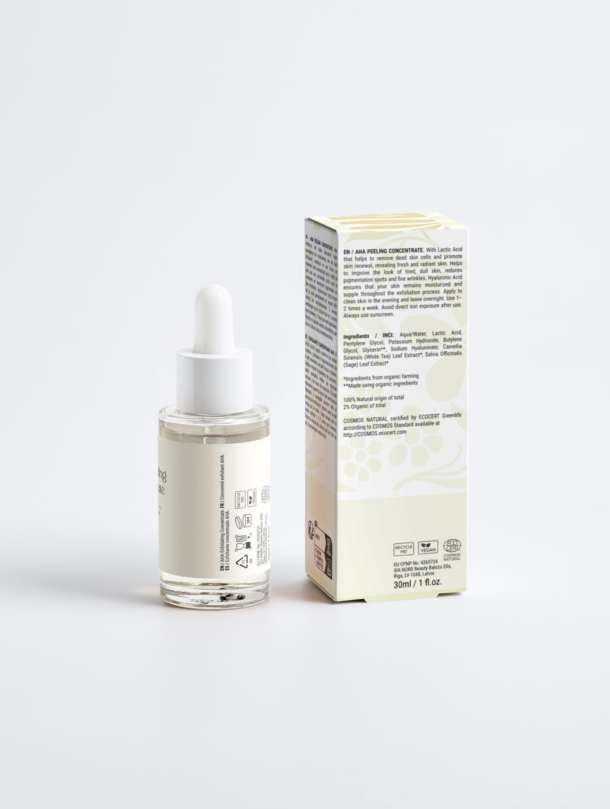Hydrating AHA Peeling Concentrate with Hyaluronic Acid