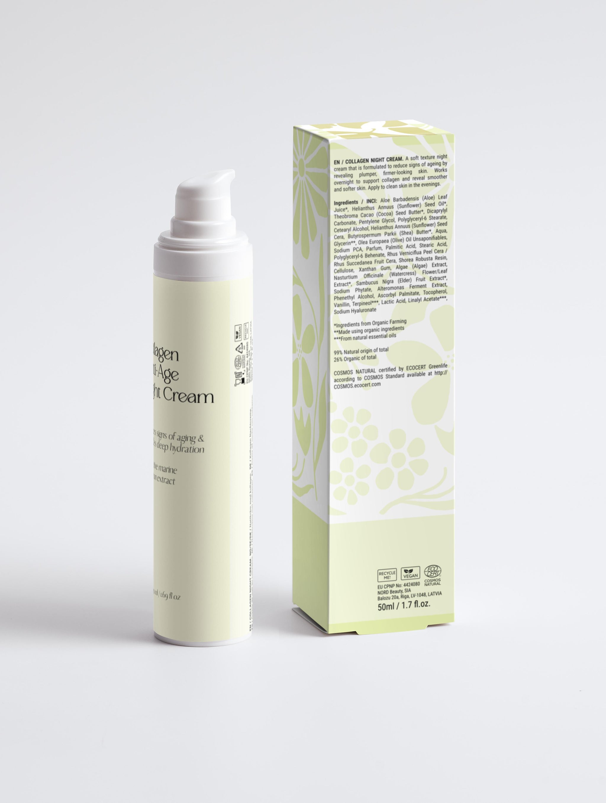 Collagen Anti-Age Night Cream, 50 ml | 1.69 fl oz