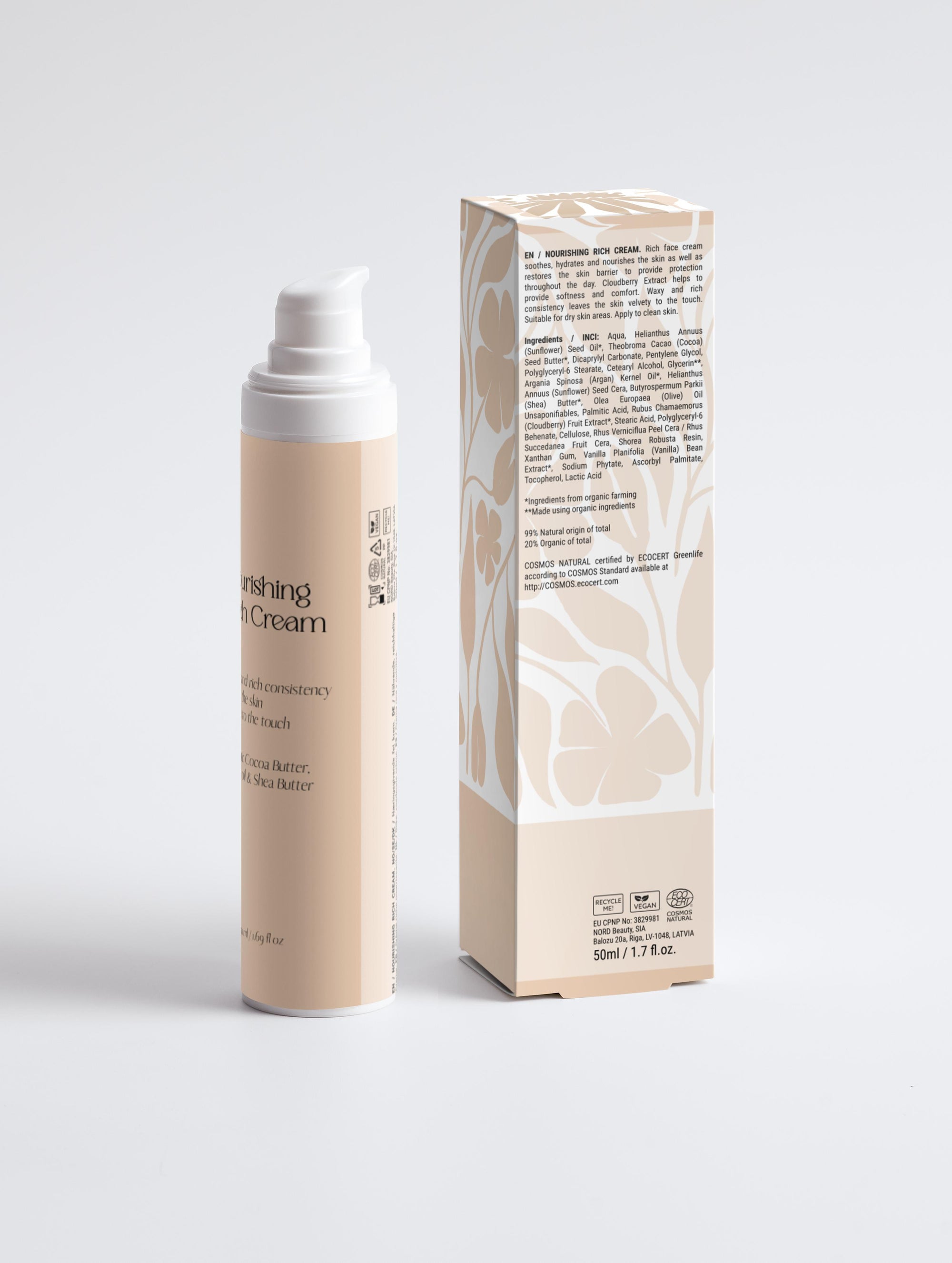 Nourishing Rich Cream, Fragrance Free  50 ml | 1.69 fl oz