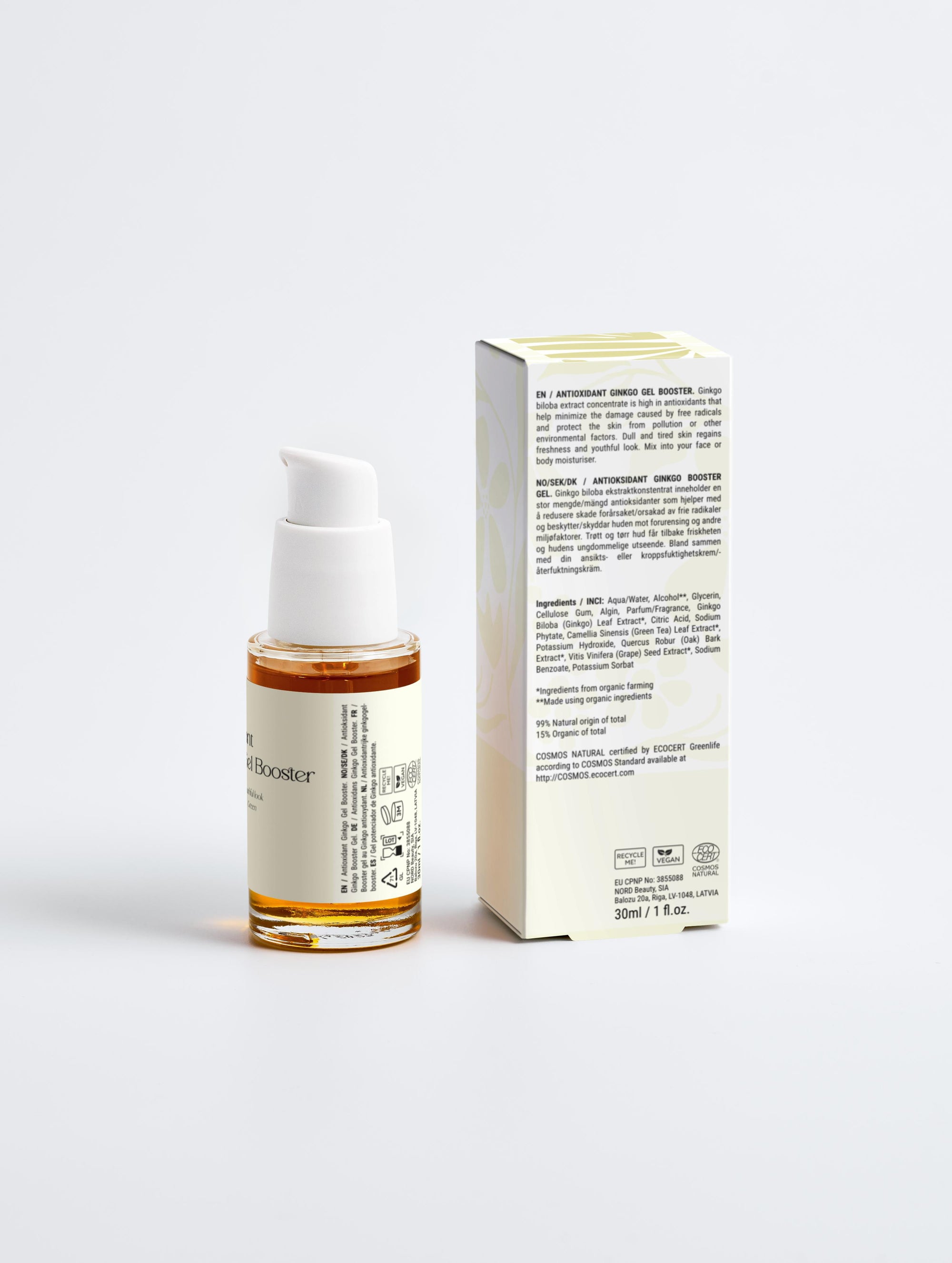 Antioxidant Ginkgo Gel Booster  30 ml | 1.01 fl oz