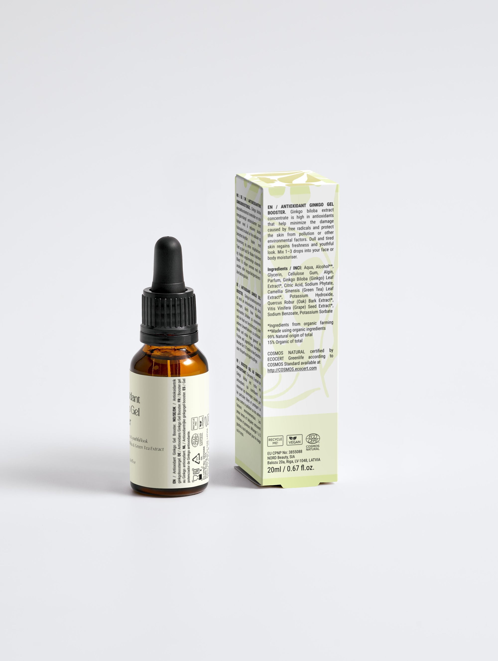 Antioxidant Ginkgo Gel Booster, 20 ml | 0.68 fl oz