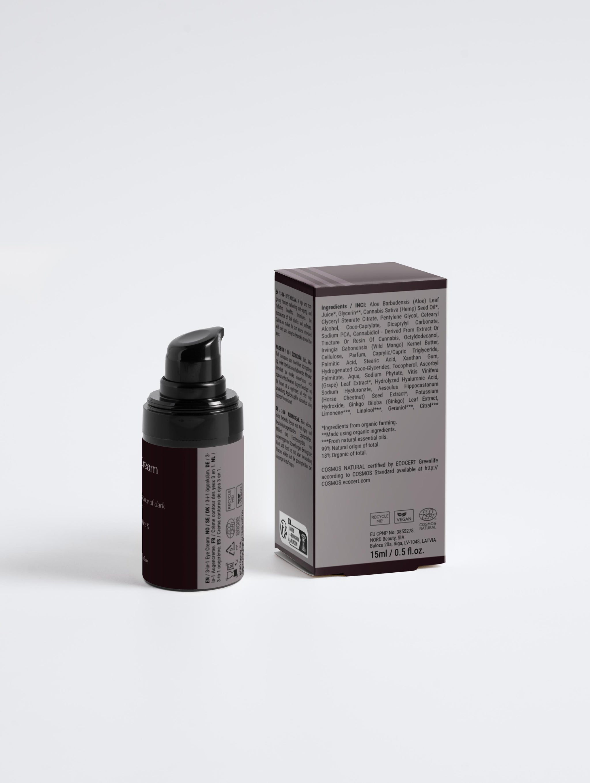 3-in-1 Eye Cream for Men 15 ml / 0.51 fl oz